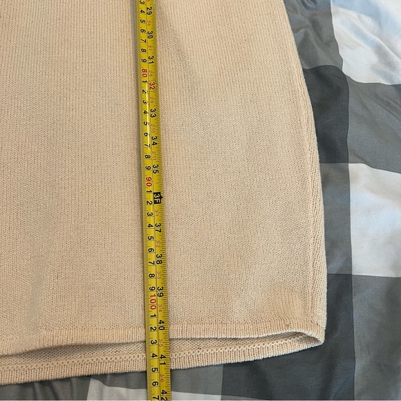 Vintage 70s St. John Cream Santana Knit Double Breasted Sleeveless Dress sz XS - Picture 12 of 15